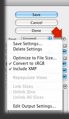 Save XMP